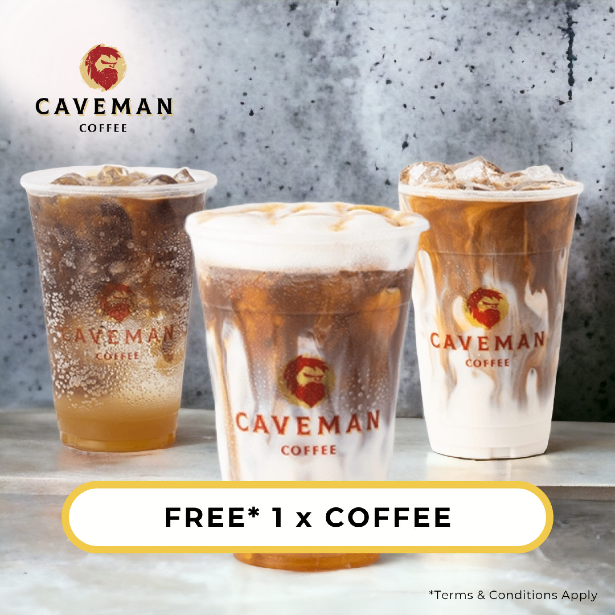FREE* 1 x COFFEE